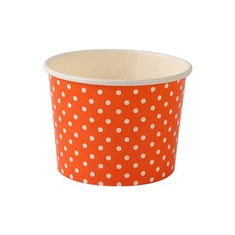 وعاء ورق الآيس كريم القابل للتصرف